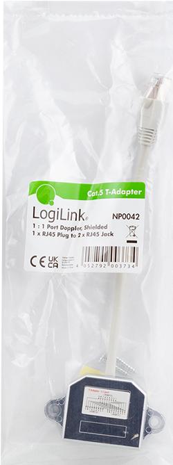 Actual product image LogiLink T-Adapter (Cable Accessories)