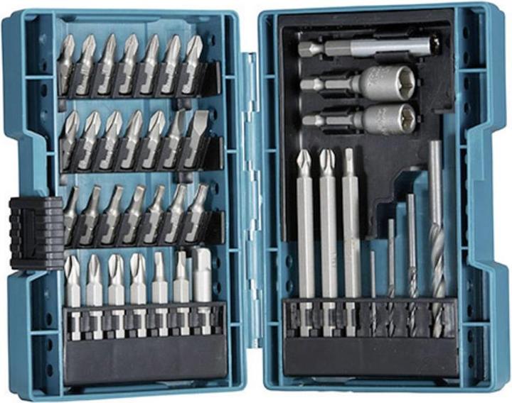 Actual product image Makita Drill and BitSet (Hexagon socket TX M20, Hexagon socket TX M27, Hexagon socket TX M30, Hexagon socket TX M10, Hexagon socket TX M15, Hexagon socket TX M25, Hexagon socket TX M40, Cross Phillips PH M1, Cross Phillips PH M2, Cross Pozidriv PZ M1, Cross Pozidriv PZ M2, Cross Phillips PH M3, Cross Pozidriv PZ M3)