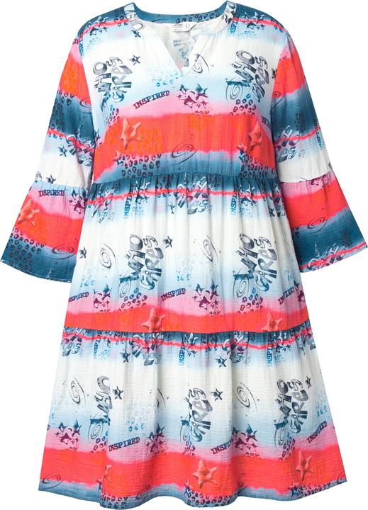 Produktbild Angel of Style Musselin-Kleid, Streifenmuster, Volants (44)