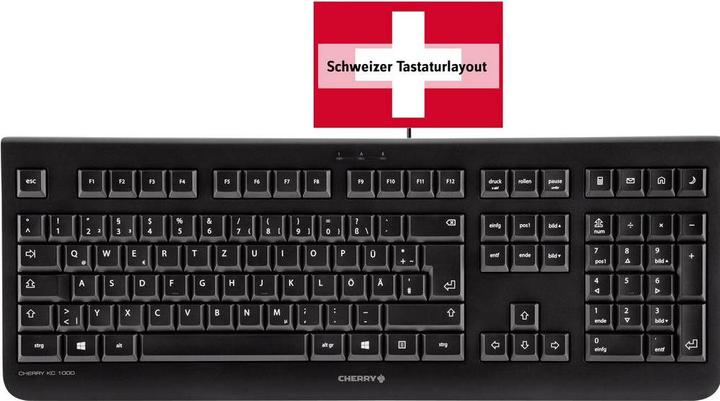 Produktbild CHERRY Kc 1000 (CH, Kabelgebunden)