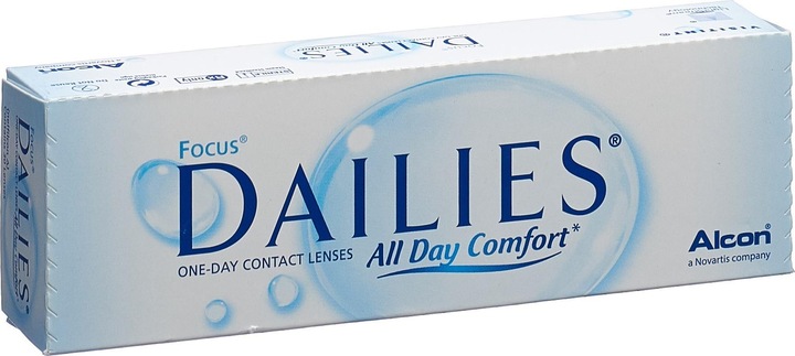 Actual product image Dailies All Day Comfort, spherical (30 Piece, Daily lens, Spherical)