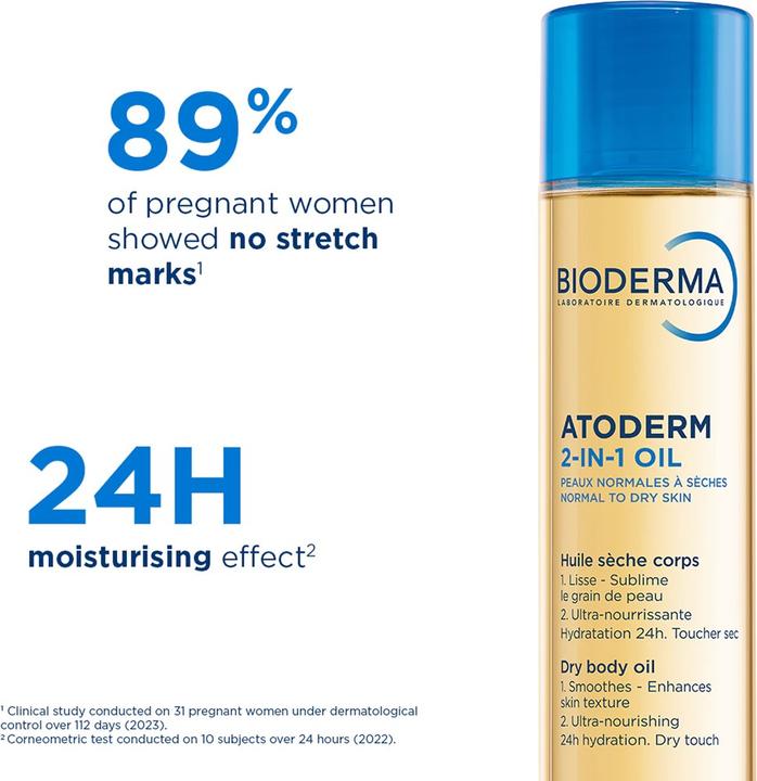 Actual product image Bioderma Atoderm 2 in 1 (Body oil, 150 ml)