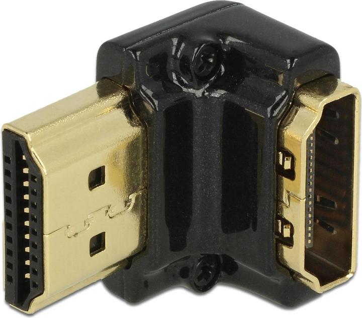 Produktbild Delock HDMI-A/HDMI-A male, F/M, 90° (HDMI, 2.10 cm)