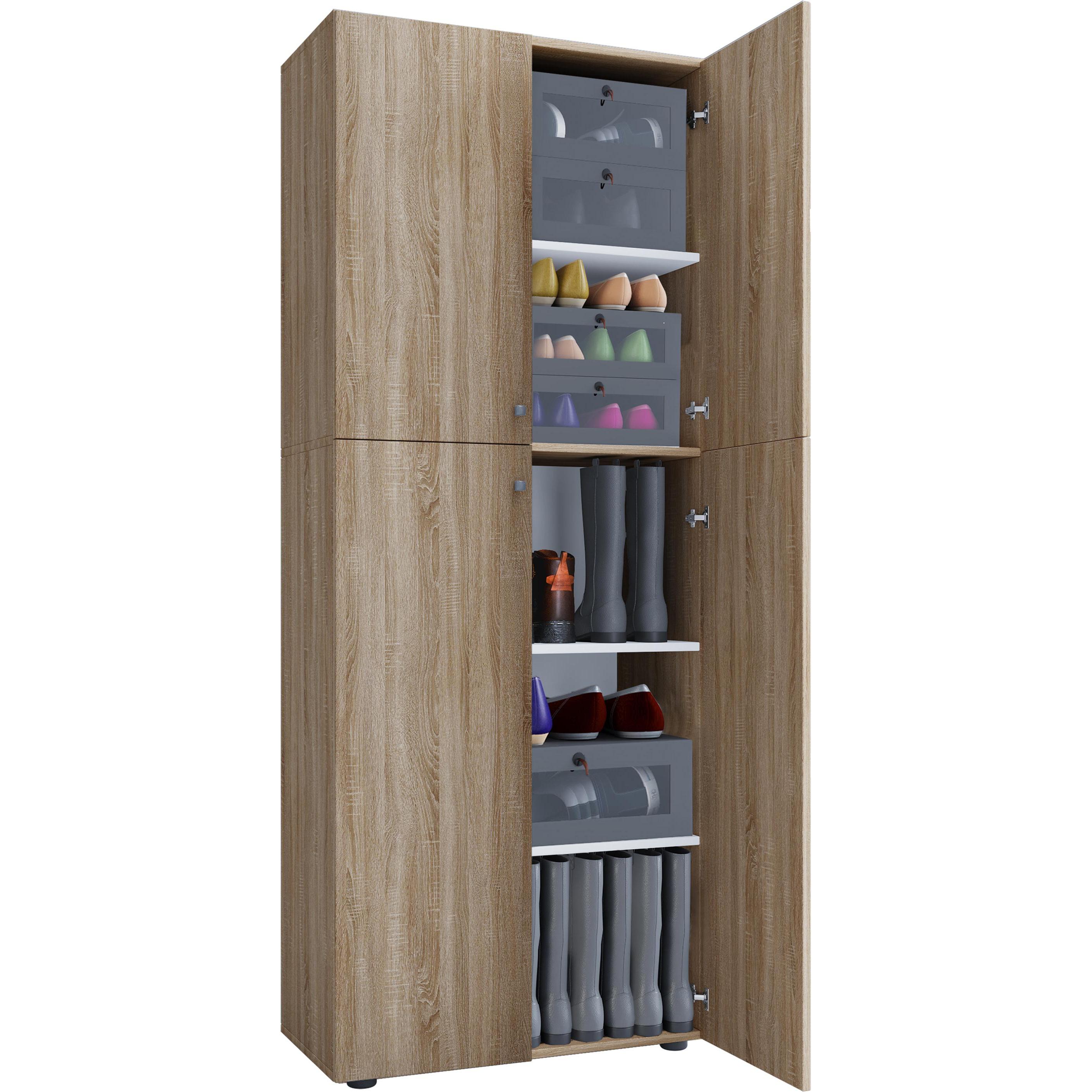 Thumbnail - VCM, Schuhschrank, Lona (70 x 184 x 40 cm)