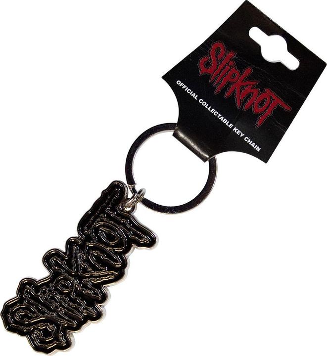 Actual product image Slipknot Black Logo Black Border Schlüsselanhänger