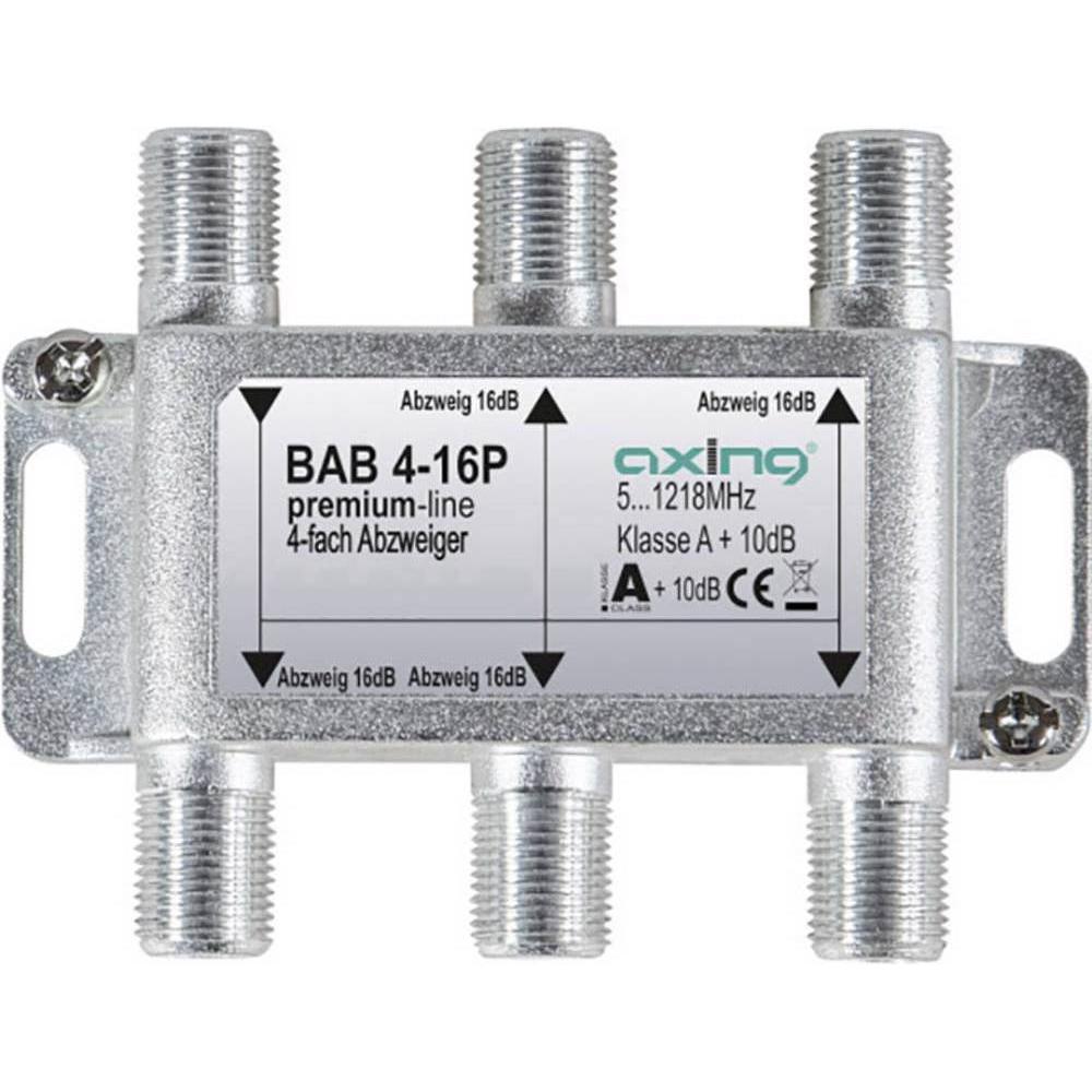 Thumbnail - Axing Kabel-TV Abzweiger (16 dB, Verteiler und Abzweiger), Antennenkabel