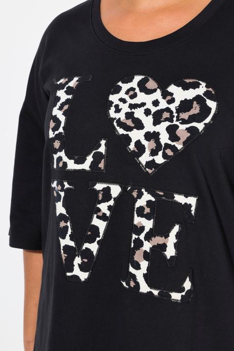 Produktbild Miamoda T-Shirt, oversized, Leo LOVE Statement (46, 48)