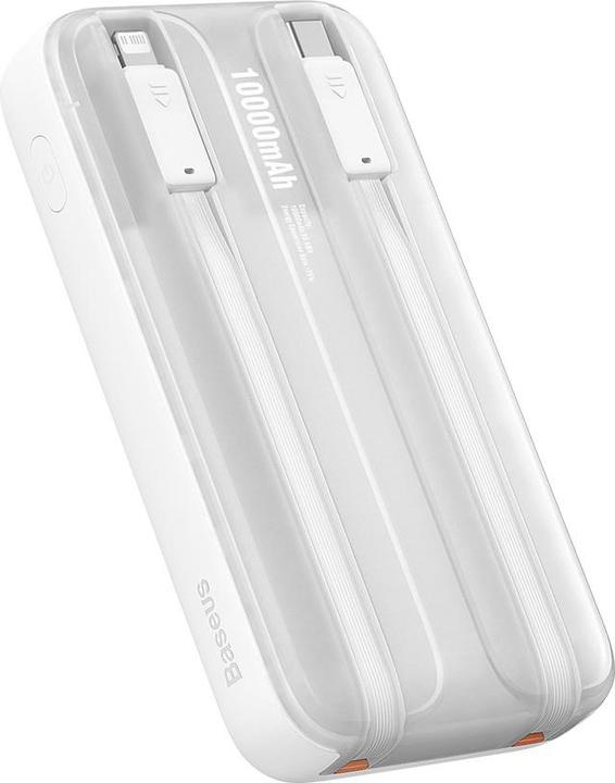 Immagine prodotto Baseus Powerbank Comet 10000mAh, 22.5W (bianco) (10000 mAh, 22.50 W)