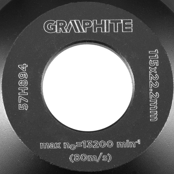 Actual product image Graphite diamond wheel (diamond grinding wheel 115 x 22.2 x 5 mm, C segment)