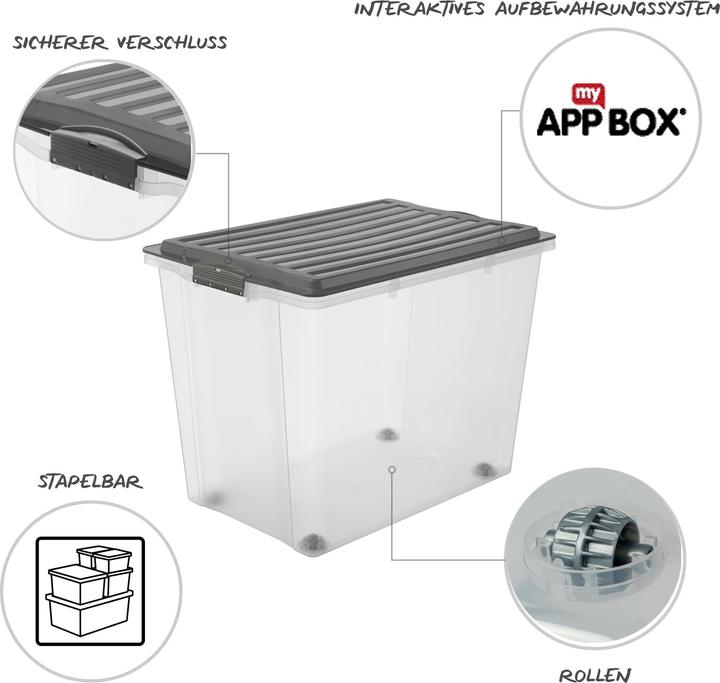 Produktbild Rotho Compact (57 x 39.5 x 43.5 cm, 70 l)
