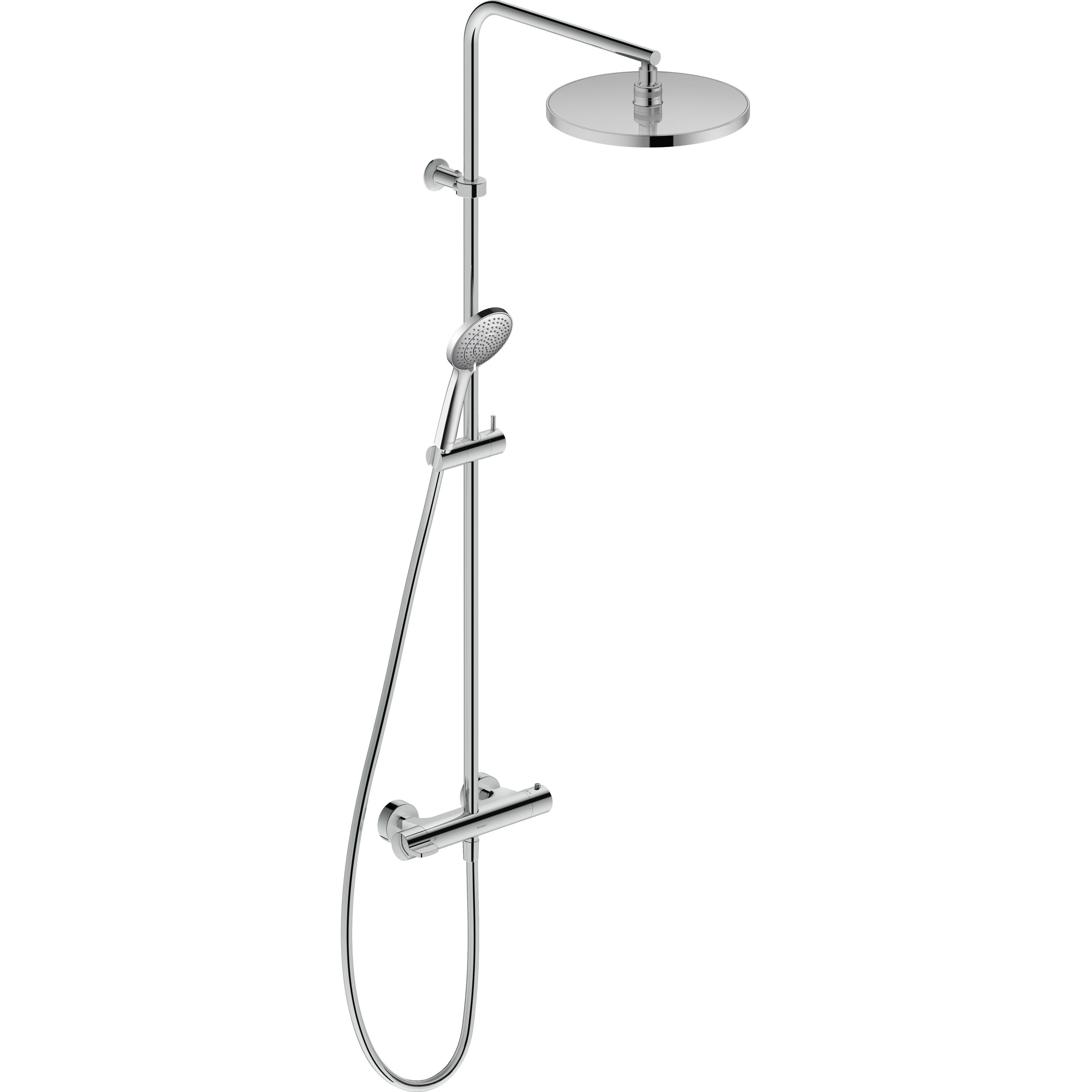 Duravit, Duschsystem, Duschsystem B.1 mit Brausethermostat chrom