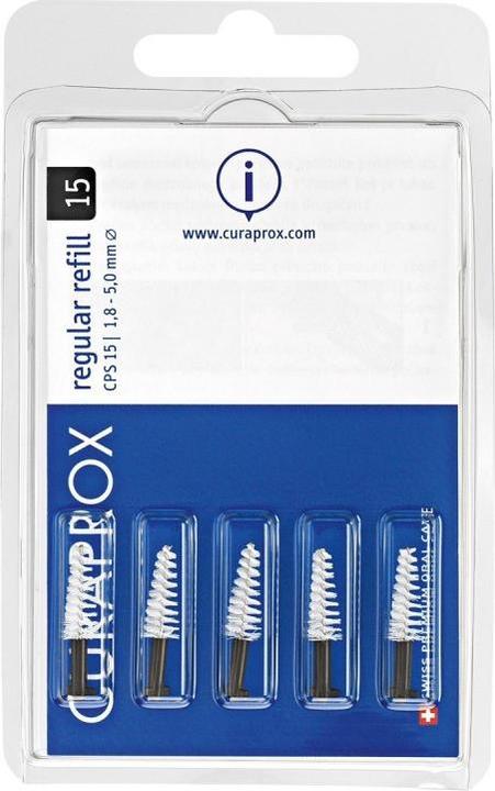 Curaprox Interdentalbürsten CPS 15 Regular Plus Schwarz Konisch 1,8mm Durchmesser 5mm Wirksamkeit