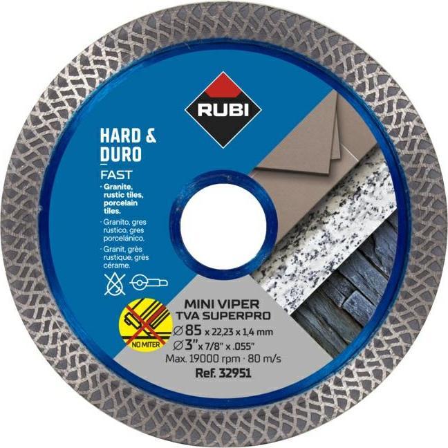 Actual product image Rubi Tarcza Diamentowa Tva 85mm Superpro Mini Viper