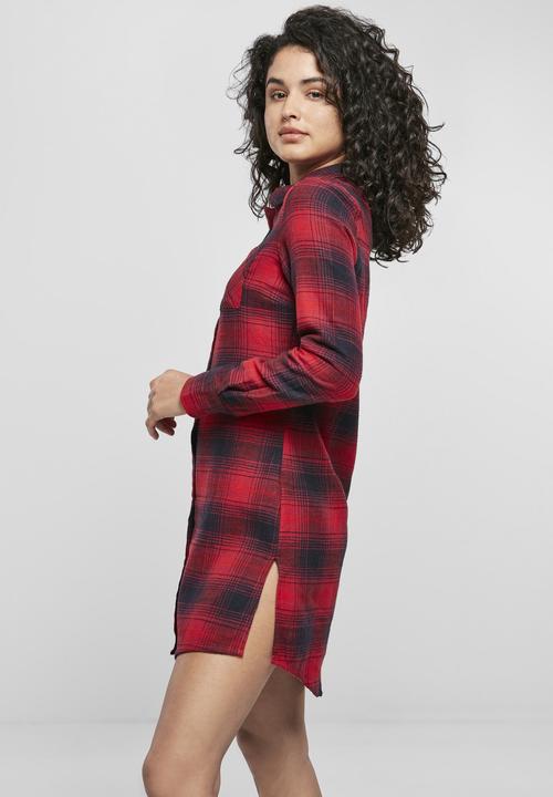 Immagine prodotto Urban Classics Abito camicia a quadri da donna (S)