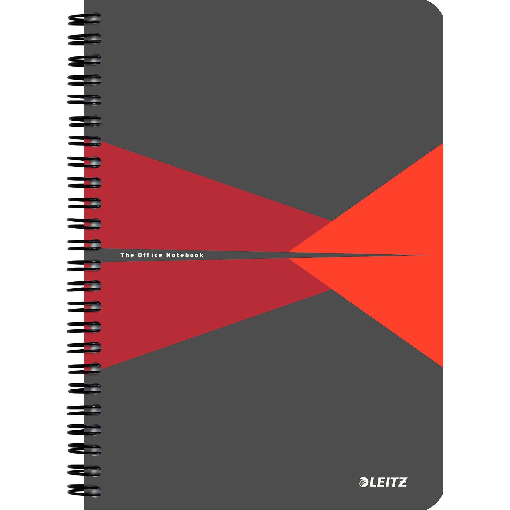 Leitz, Heft + Block, Office - Collegeblock (A5, Liniert, Harter Einband)