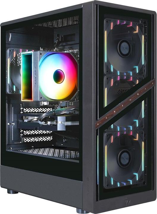 Hyrican AERIS 8123 Gaming PC – AMD Ryzen 7 5700X (1000 GB, 16 GB, AMD Ryzen 7 5700X, Radeon RX 9070)
