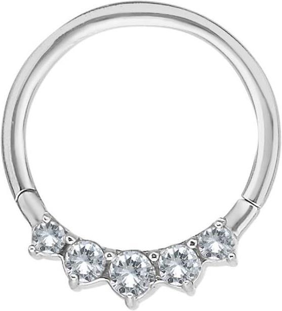 Image du produit Bijouteria Tige piercing (Acier inoxydable, Zircone)