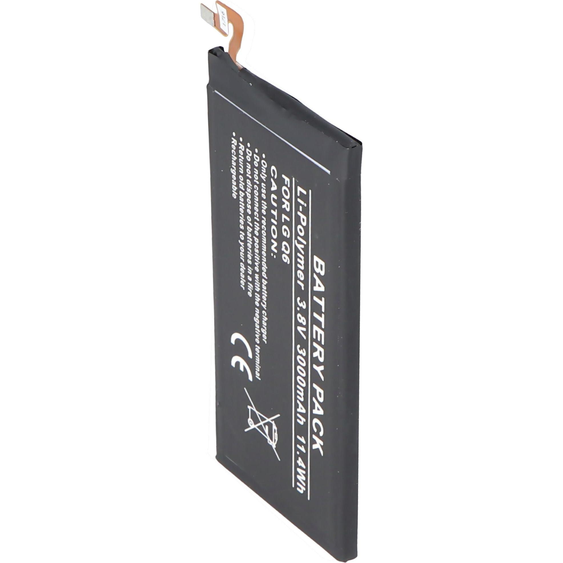 AccuCell Akku LG Q6, Smartphone Akku