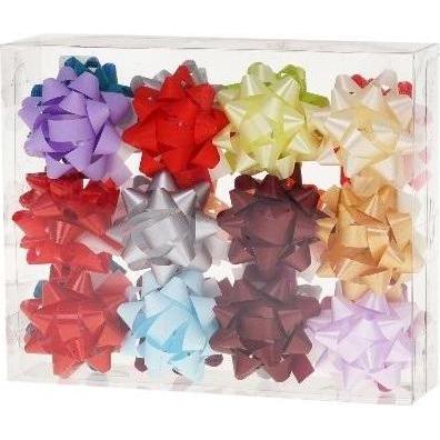 Rozette, Confezione regalo, Kleine matte Rosette 5,5 cm Mix (24 Stück) ROSETT (24x)