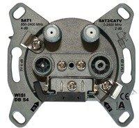 Actual product image WISI DB 54 SAT 4-hole junction box (Plug socket)