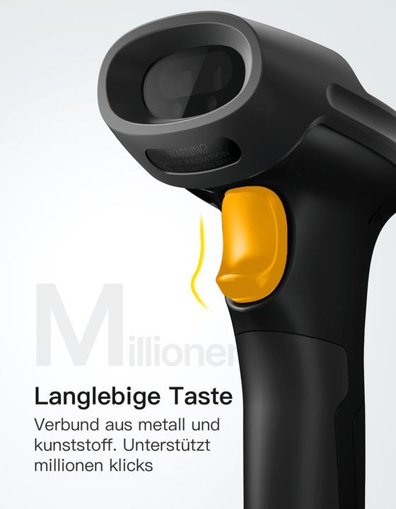 Actual product image Inateck Barcodescanner 72 black (BCST-72 black) (1D barcodes)