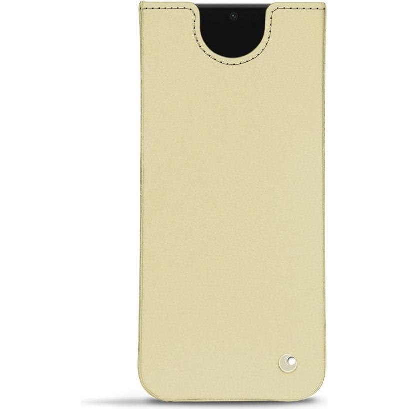 Noreve Lederschutzhülle (Samsung Galaxy S22 Ultra), Smartphone Hülle, Beige