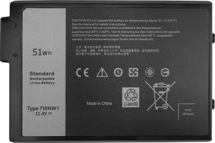 Image du produit Dell Batterie Latitude 3C 51WHR (3 cabines, 4254 mAh)