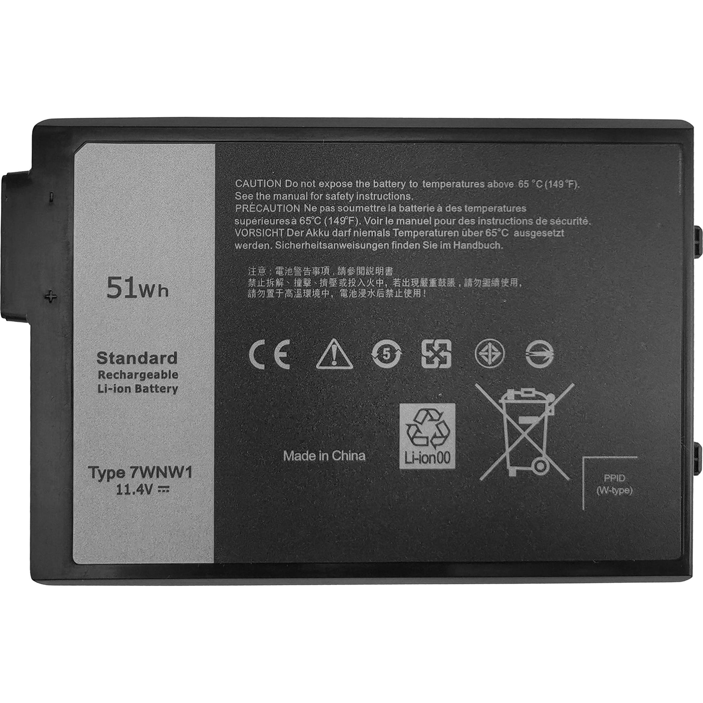 Dell Battery 51 WHr 3-Cell (3 Zellen, 51 mAh), Notebook Akku