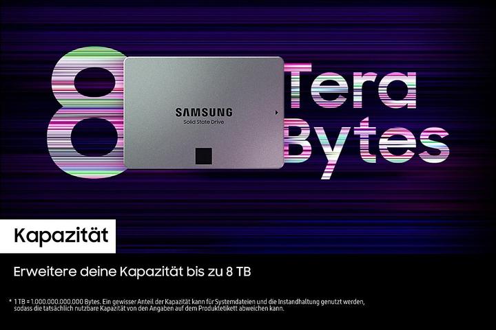 Actual product image Samsung 870 QVO (2000 GB, 2.5")