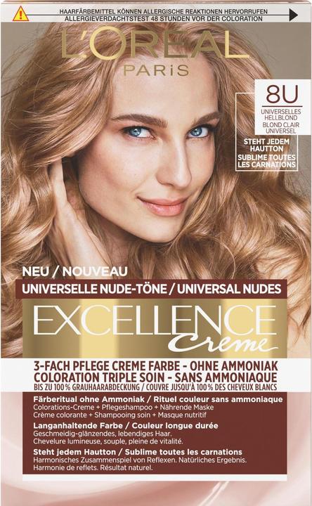 Image du produit L'Oréal Paris EXCELLENCE Universelle Nude blond clair (1 pc) (Hellbond)