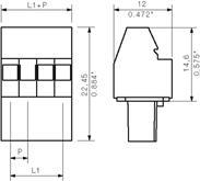Produktbild Weidmüller Omnimate 3.50mm 5w female 90deg plug