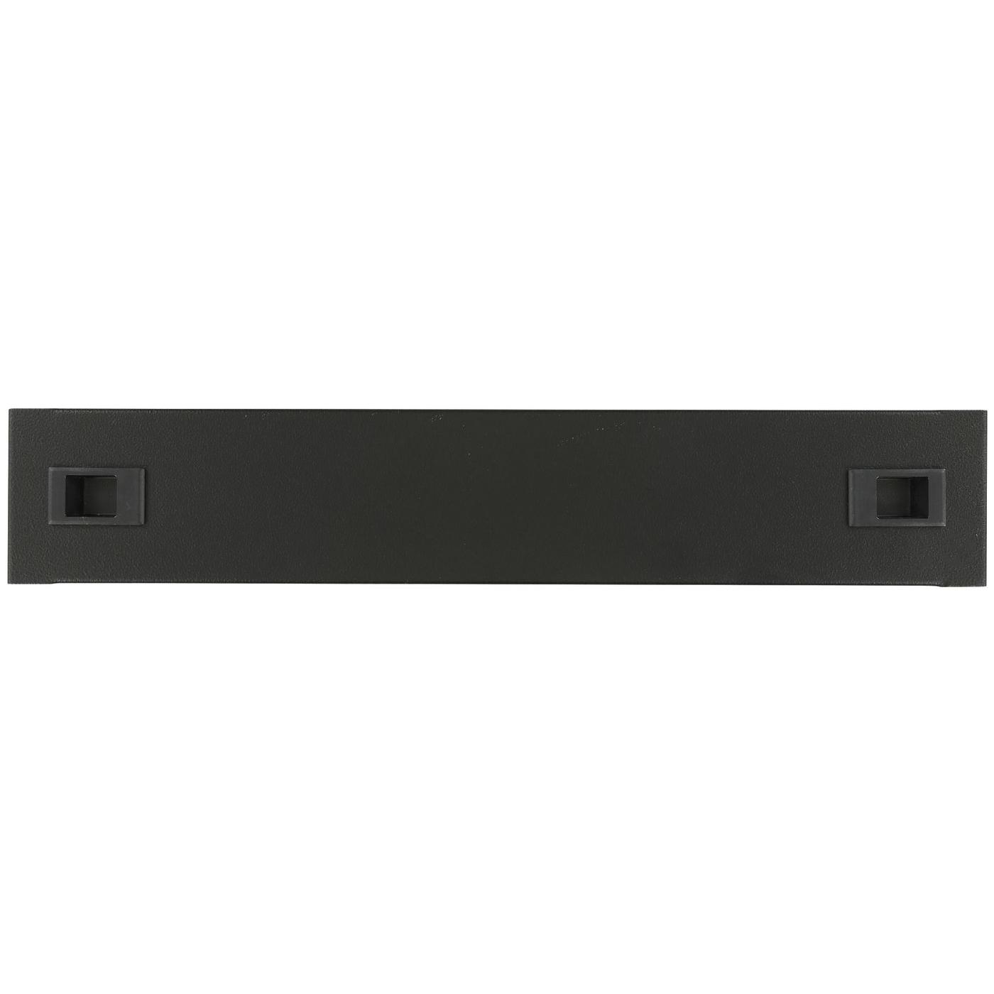 Lanview 2U 19" SNAP LOCKING BLANK, Serverschrank Zubehör, Schwarz