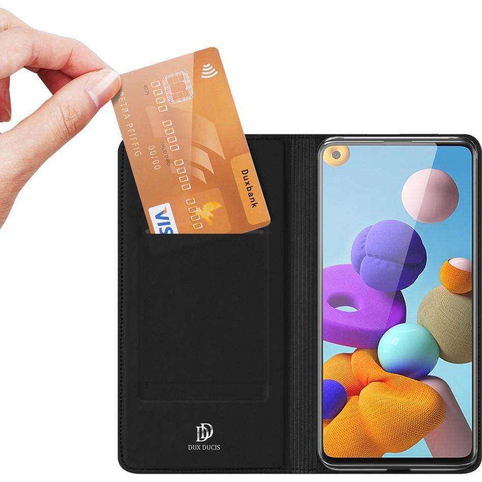 Thumbnail - Dux Ducis Skin Pro Series Bookcover (Samsung Galaxy A21s), Smartphone Hülle, Schwarz