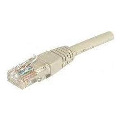 Exertis Connect Patchkabel U/UTP, ungeschirmt, CAT.5e, grau, 5,0m Patchkabel mit besonders schmalem Knickschutz (U/UTP, ...