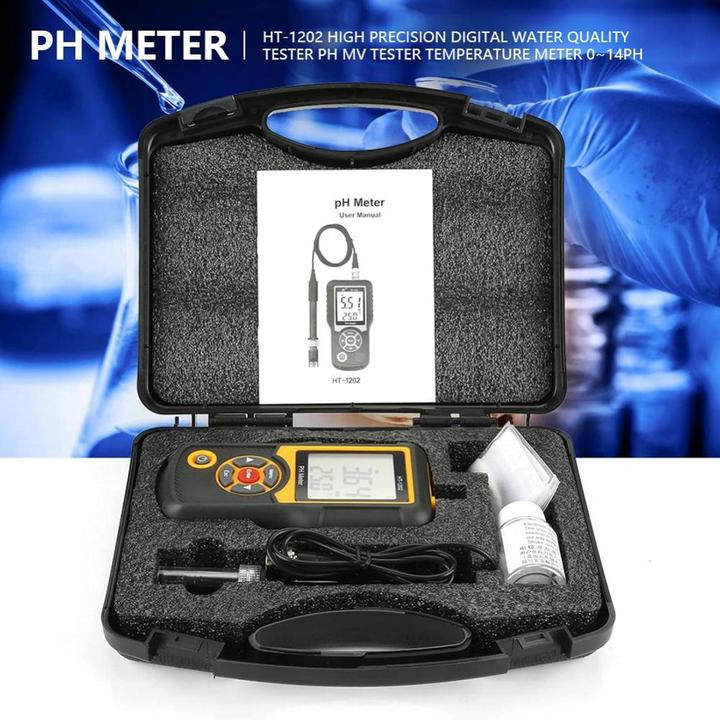 Actual product image LiebeWH Digitales PH-Messgerät HT-1202 0,05 pH Tester (pH measuring instrument)