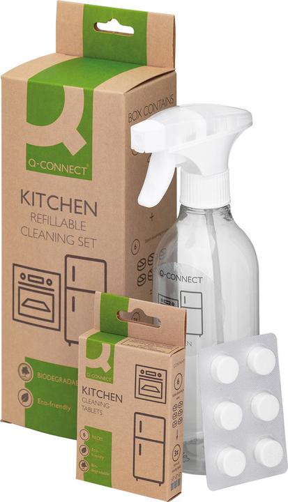 Q-Connect Sgrassatore per cucina kit iniziale