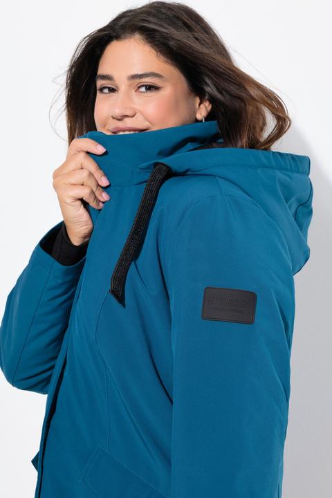 Produktbild Ulla Popken HYPRAR Long-Softshelljacke, wasserabweisend+wattiert, Kapuze (50, 52)