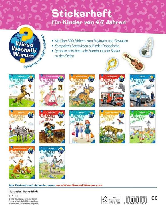 Produktbild Ravensburger Prinzessinnen (Deutsch, Naeko Walter, 2017)