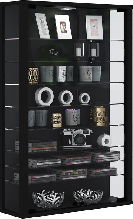 Produktbild VCM Sammel Wandvitrine Holz Glas Vitrosa Mini (59 x 18 x 90 cm)