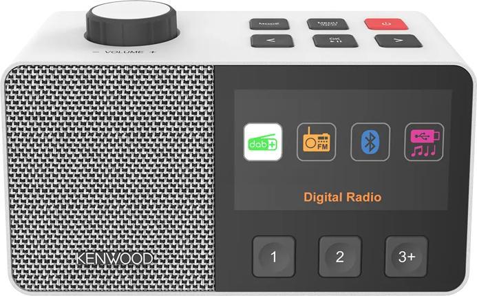 Actual product image Kenwood CR-M70DAB-W (DAB, DAB+, FM, Bluetooth)