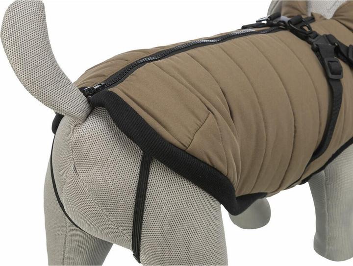 Image du produit Trixie Manteau d'hiver en harnais Pirou, XS : 27 cm, sable (XS, Manteau pour chien)