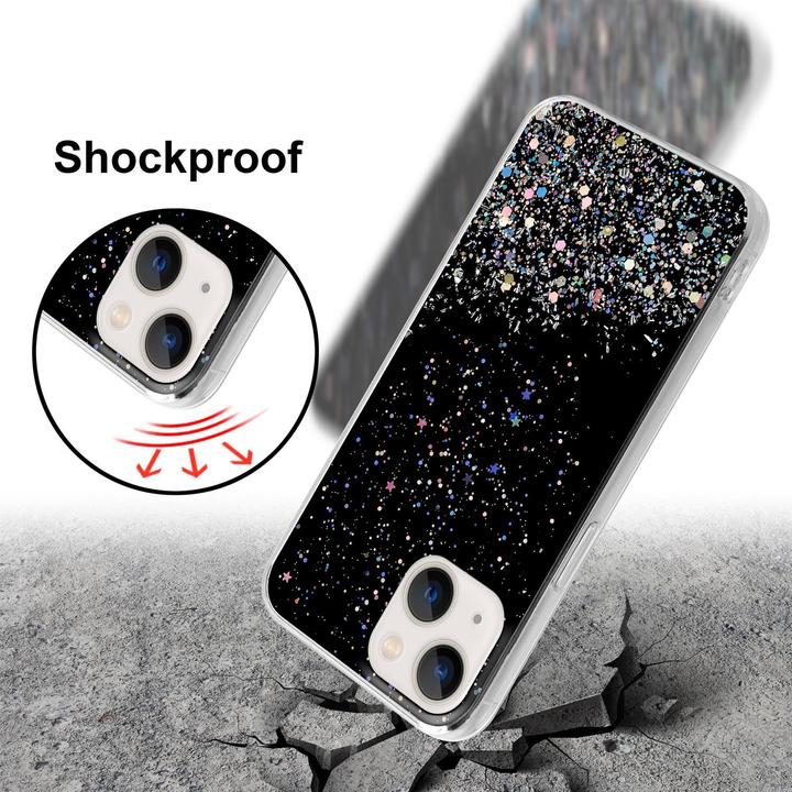 Actual product image Cadorabo TPU cover sparkling glitter (Apple iPhone 13)