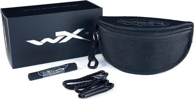 Actual product image Wiley X Safety spectacles ROGUE COMM Black - Smoke Grey + Clear + Light Rust