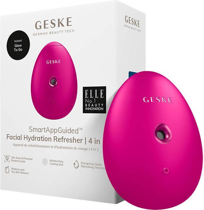 Image du produit Konjac Sponge Nawliżacz do twarzy 4w1 Geske z Aplikacją (magenta)