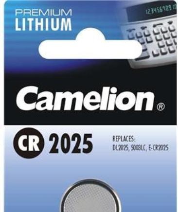 Produktbild Camelion CR2025-BP1 - Einwegbatterie - CR2025 - Lithium - 3 V - 1 Stück(e) - Knopf/Münze (1 Stk., CR2025, 150 mAh)