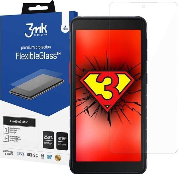 Actual product image 3MK hybrid glass Flexible 2.5D for Samsung Galaxy Xcover 5 (1 pcs., Samsung Galaxy Xcover 5)