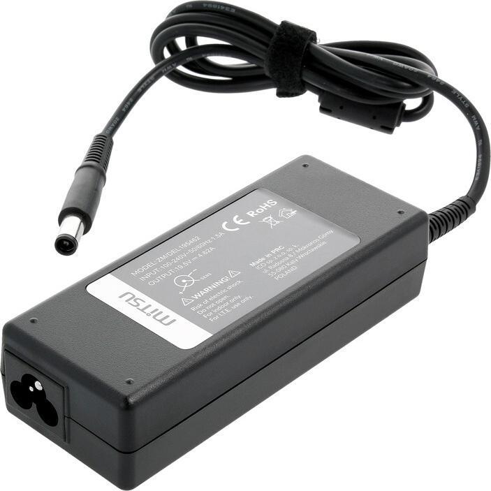 Produktbild Mitsu notebook charger 19.5v 4.62a 7.4x5.0 pin - dell (90 W)