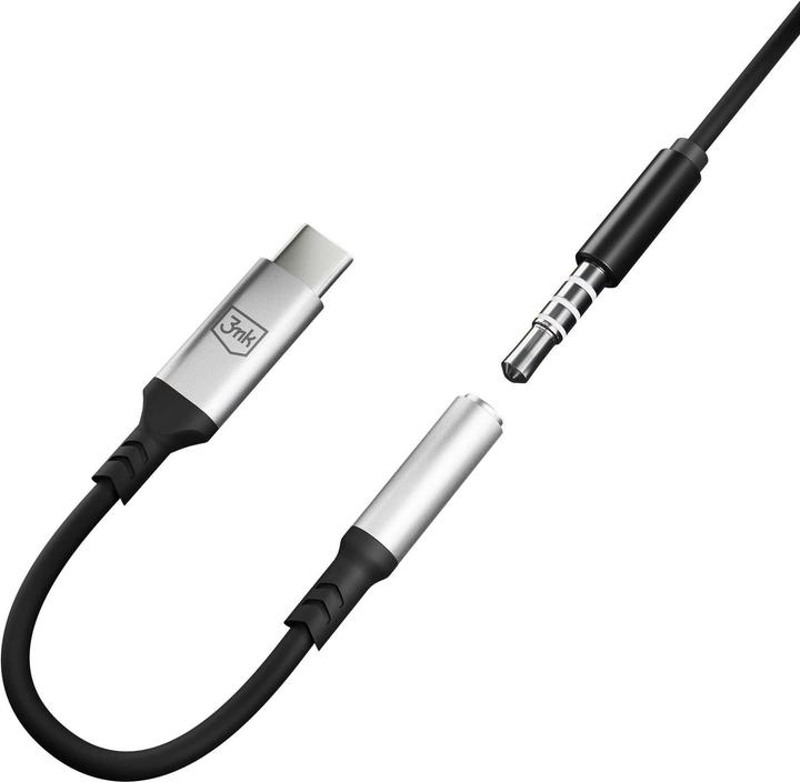 Actual product image 3MK USB C - 3.5mm jack