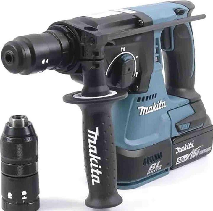 Immagine prodotto Makita Martello perforatore e martello DHR243RTJ, 2 batterie (Batteria ricaricabile)