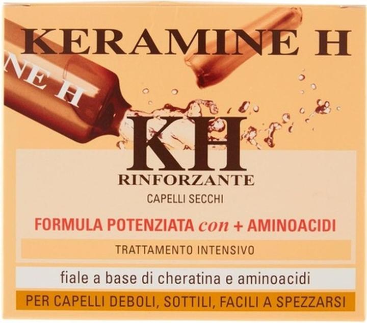 Keramine H Elfenbeinfläschchen für trockenes-feines Haar - Haarpflege (Körperlotion)